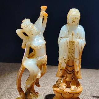 和田玉雕佛像